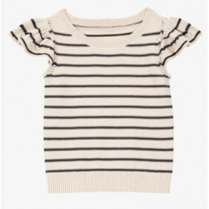 Toddler Flutter Sleeves Sweater Top