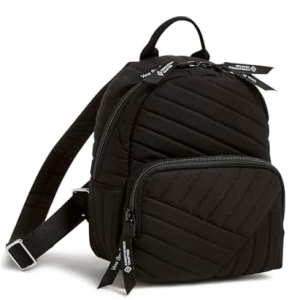 Vera Bradley 棉质迷你背包黑色