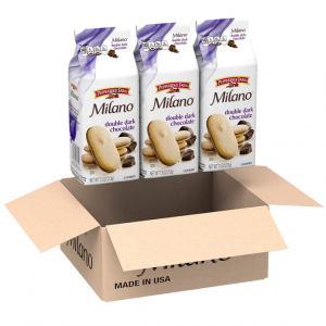 Pepperidge Farm Milano 巧克力夹心曲奇饼干 7.5 Oz 3袋装 @ Amazon