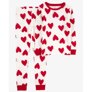 Kid 2-Piece Valentine's Day 100% Snug Fit Cotton Pajamas