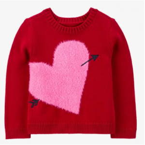 Baby Valentine's Day Heart Sweater - Red