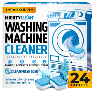 MIGHTY CLEAN Washing Machine Cleaner Tablets 24 Pack @ Amazon