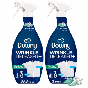 Downy 衣物除皱去静电喷雾 33.8 fl oz 2瓶装 @ Amazon