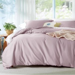 Bedsure Cotton Duvet Cover King Size @ Amazon