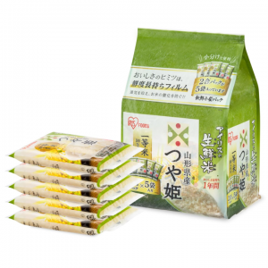 IRIS Sushi Rice, Japanese White Sticky Rice, 3.3 lb (5-Pack, 300g) @ Amazon