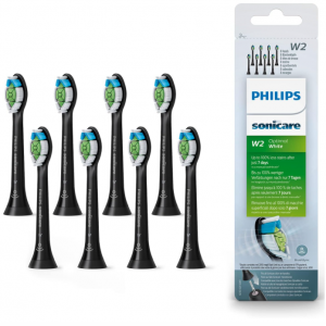 Philips W2钻石亮白电动牙刷替换刷头 8支装 @ Amazon