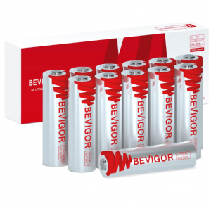 Bevigor Lithium Batteries AA 12Pack, 3000mAh 1.5V Double A Lithium Battery @ Amazon