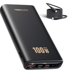 60% off VEEKTOMX 100W 20000mAh Fast Charging Laptop Power Bank @Woot