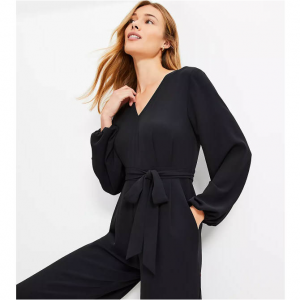 LOFT Clean V-Neck Jumpsuit
