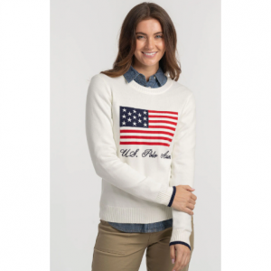 FLAG CREW NECK SWEATER