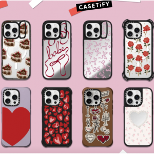 CASETiFY’s - 2025情人节大促：最新款iPhone 16、三星等手机壳都参加