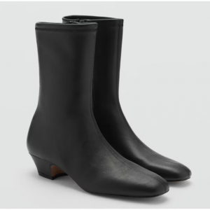 50% Off Soft Leather Boots @ MANGO UK