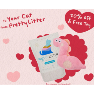 Pretty Litter Valentine’s Day Sale 20% OFF and Get a Free Toy