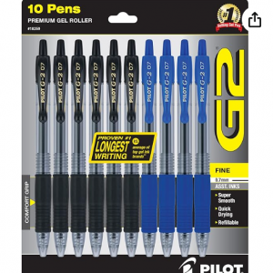 63% off PILOT G2 Premium Refillable & Retractable Rolling Ball Gel Pens, 0.7mm Fine Point @Amazon