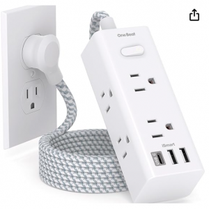 23% off Power Strip Surge Protector - 6 Widely Outlets with 3 USB Ports (1 USB C) @Amazon