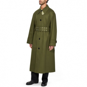 AMI PARIS Belted trench coat mac