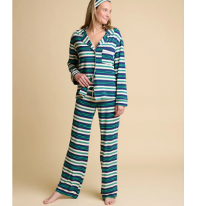 33% Off Long Sleeve Button-Down Pajama Set @ This Is J