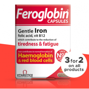 Vitabiotics 铁红蛋白胶囊 30 粒