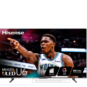 $500 off Hisense - 85" Class U6 Series Mini-LED 4K UHD QLED Smart Google TV (2024) @Best Buy