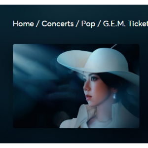 G.E.M. Tickets from $119 @Ticketmaster