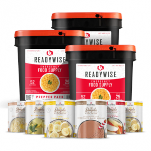 Buy 3 Prepper Packs, Get 6 #10 Cans of Food Free @ ReadyWise