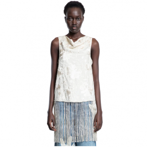 sea ny priscilla刺绣流苏背心