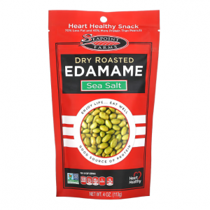 Seapoint Farms, 干烤毛豆,海盐,4 盎司(113 克)