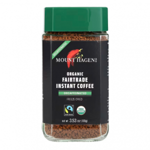 Mount Hagen, 有机公平贸易速溶咖啡,冻干,脱因,3.53 盎司(100 克)