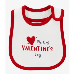 Carter's My First Valentine's Day 婴儿口水巾