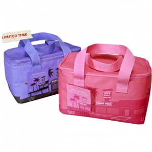 Mini Insulated Bag, Lavender and Pink @ Trader Joe's