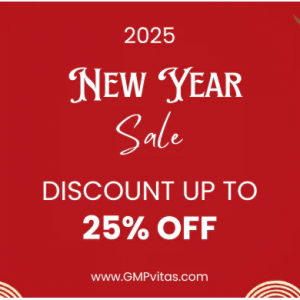 New Year Sale 2025: 25% OFF Sitewide! @ GMPVitas