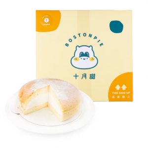 十月甜 波士顿派 雪藏原味 8寸 1 份