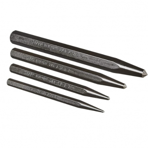 Mayhew Tools 62215 Center Punch, 4-Piece Set, Black Oxide Finish @ Amazon