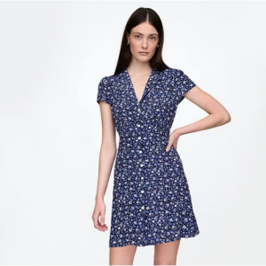 Gap Crepe Floral Mini Dress