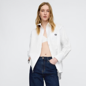 Gap Organic Cotton Oxford Big Shirt