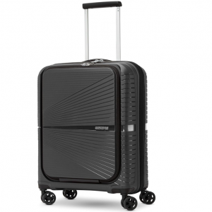 American Tourister Airconic Hardside Expandable Luggage with Spinner Wheels, Graphite, 20-Inch