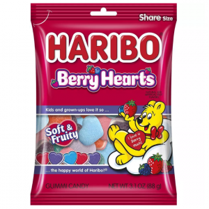 Haribo 情人节浆果心形包 - 3.1oz