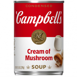 Campbell's Condensed Cream of Mushroom Soup, 10.5 oz Can @ Amazon