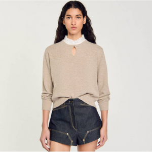 Sandro Paris Ruffled 羊毛衫