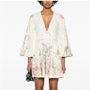 ZIMMERMANN Waverly linen minidress 刺绣连衣裙