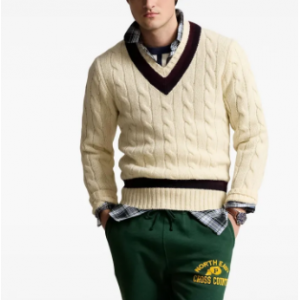 POLO RALPH LAUREN Long Sleeve Wool Sweater 套头毛衣