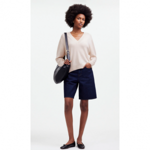 Madewell Cashmere V-Neck Sweater @ Madewell