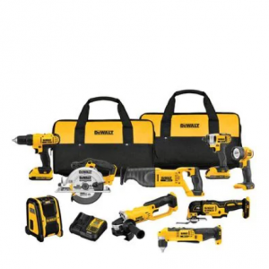 DEWALT 20V Max 9 工具组合套件带软包