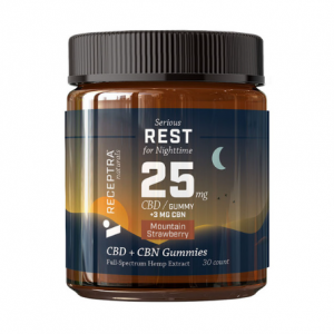 Receptra 睡眠软糖 CBD + CBN (25 毫克) 30 粒