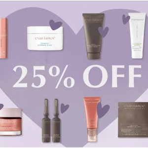 25% Off Valentine's Day Sitewide Sale @ Exuviance