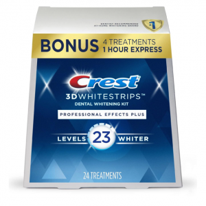 Crest 3D Whitestrips Professional Effects Plus，3D White，牙齿美白条套件