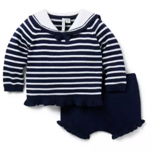 Baby Sailor Striped Matching Set