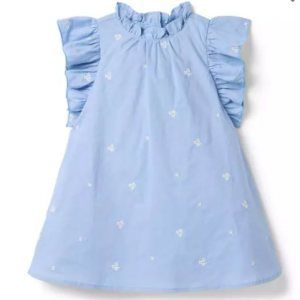 刺绣花朵连衣裙