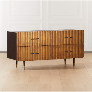 Crimped  4抽屉金箔梳妆台