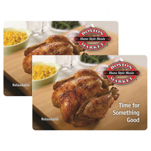 Boston Market $50 電子禮卡 $25 x 2 張
